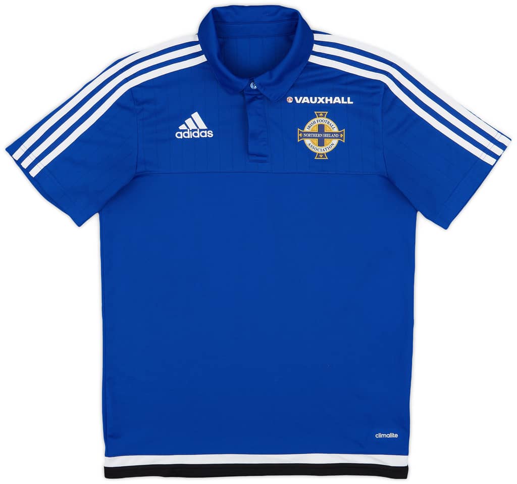 2015-16 Northern Ireland adidas Polo Shirt - 9/10 - (S)