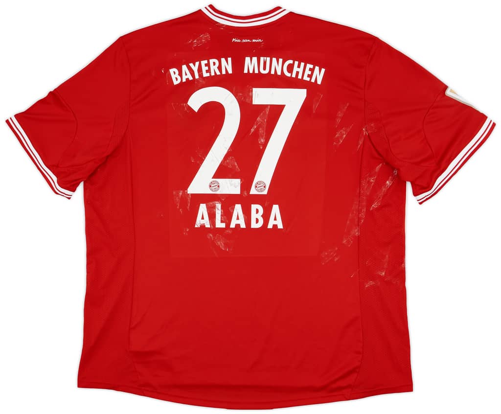 2013-14 Bayern Munich Home Shirt Alaba #27 - 4/10 - (3XL)