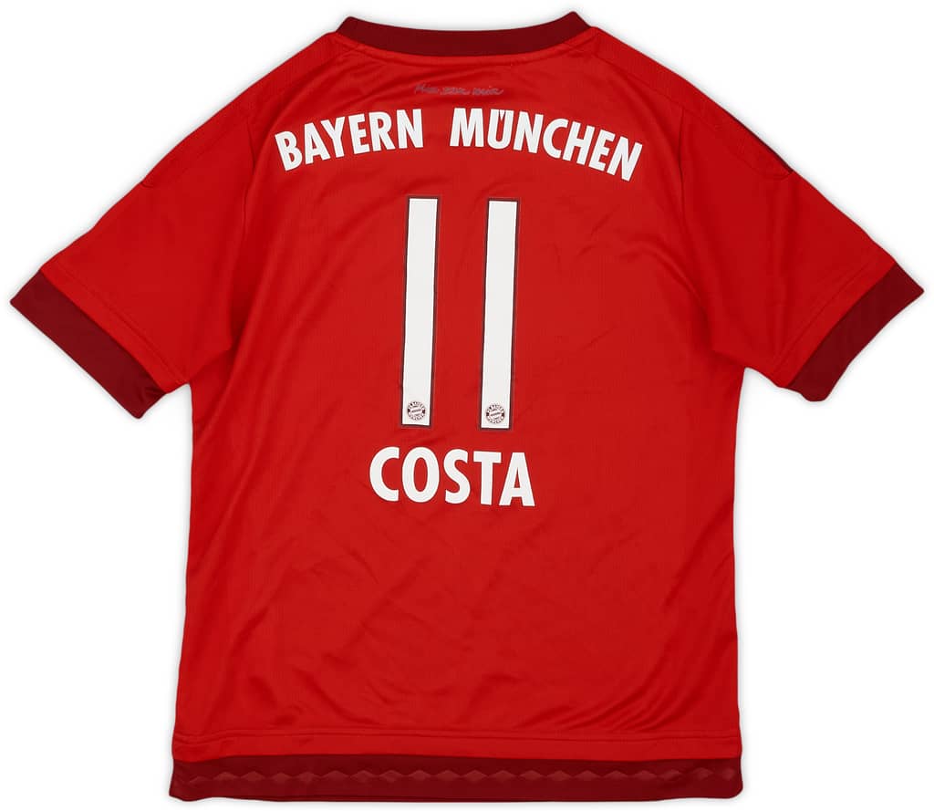 2015-16 Bayern Munich Home Shirt Costa #11 - 8/10 - (M.Boys)