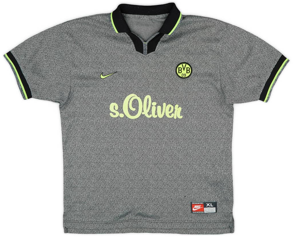 1997-98 Borussia Dortmund Away Shirt - 7/10 - (XL.Boys)