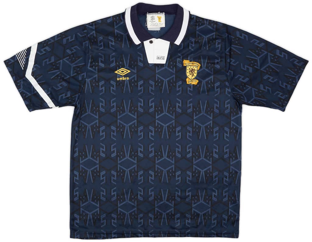 1991-94 Scotland Home Shirt - 8/10 - (L)