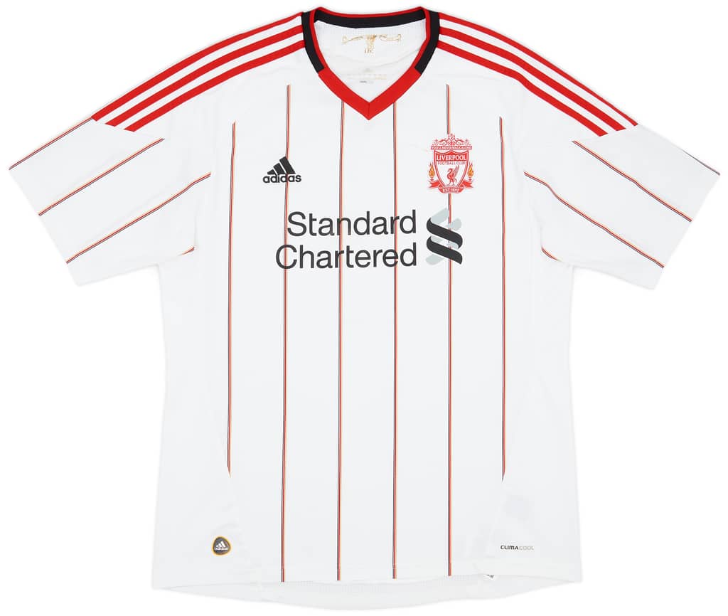 2010-11 Liverpool Away Shirt Gerrard #8 - 7/10 - (L)