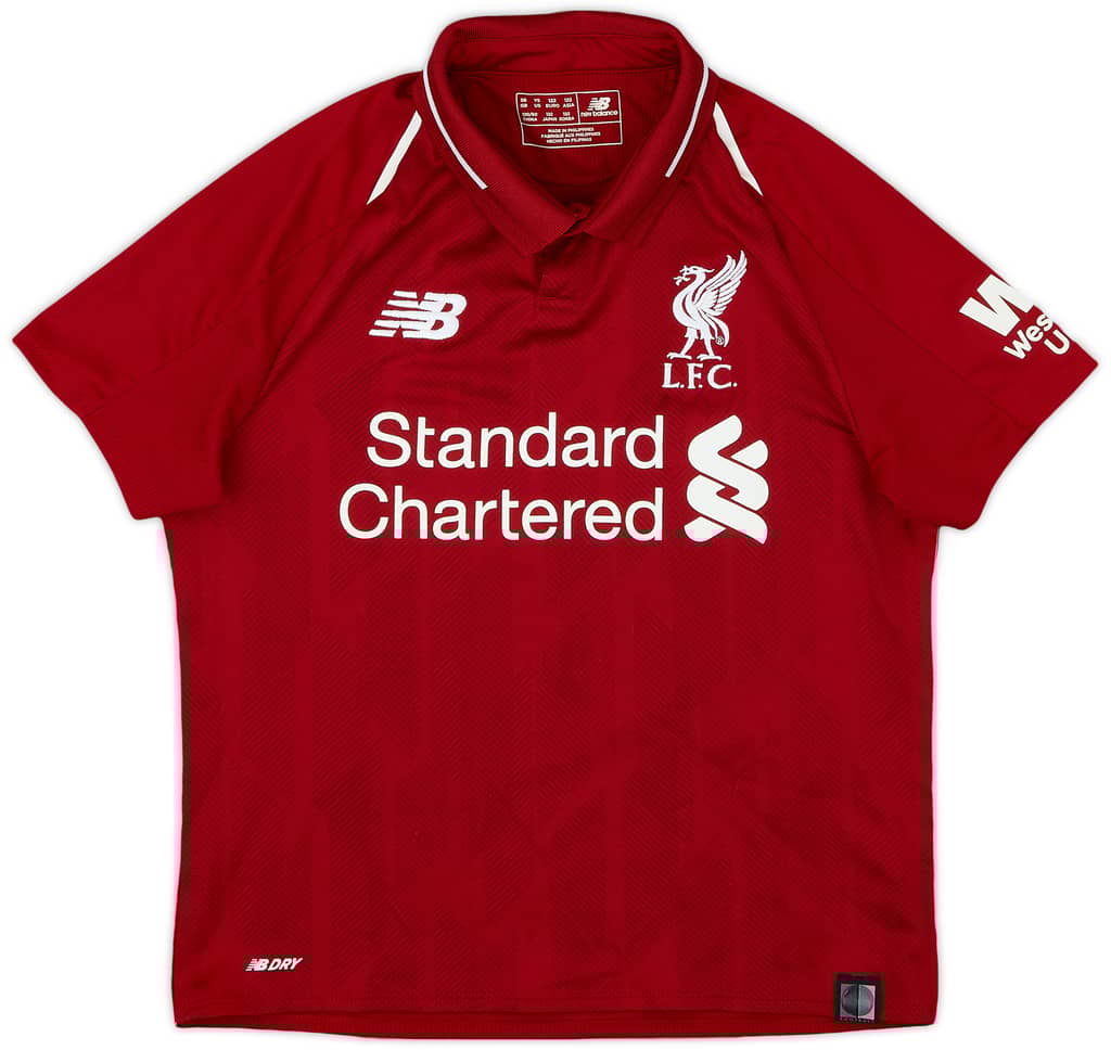 2018-19 Liverpool Home Shirt - 9/10 - (S.Boys)
