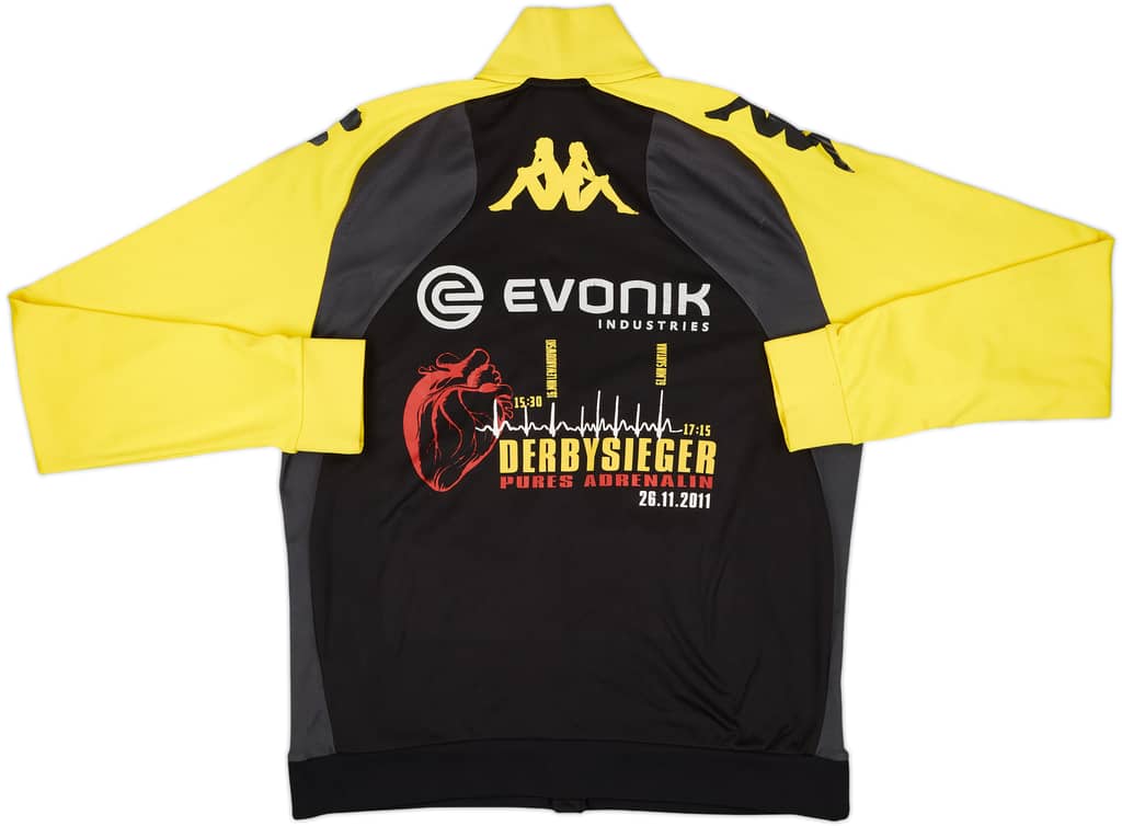 2011-12 Borussia Dortmund 'Derbysieger' Kappa Track Jacket - 8/10 - (XL)