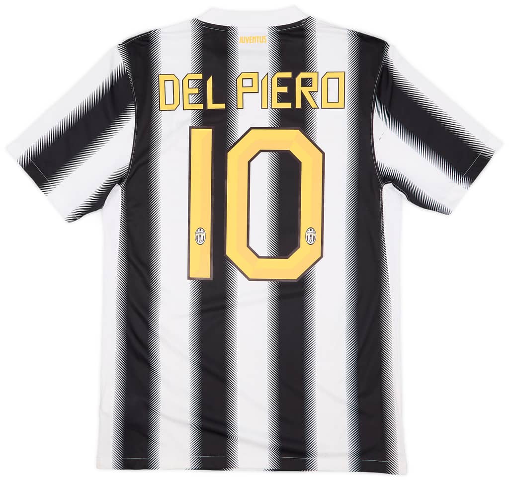2011-12 Juventus Home Shirt Del Piero #10 - 7/10 - (S)