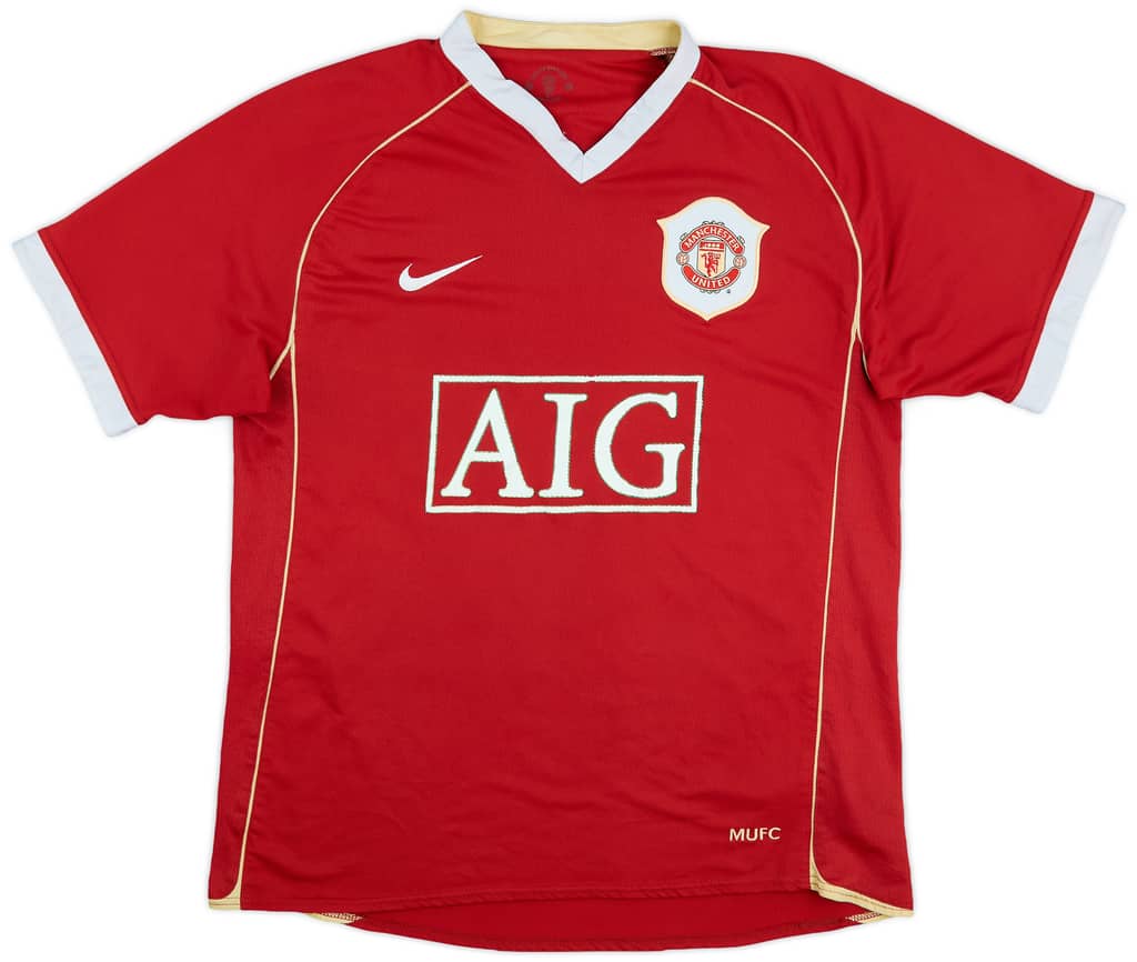 2006-07 Manchester United Home Shirt Evra #3 - 5/10 - (S)