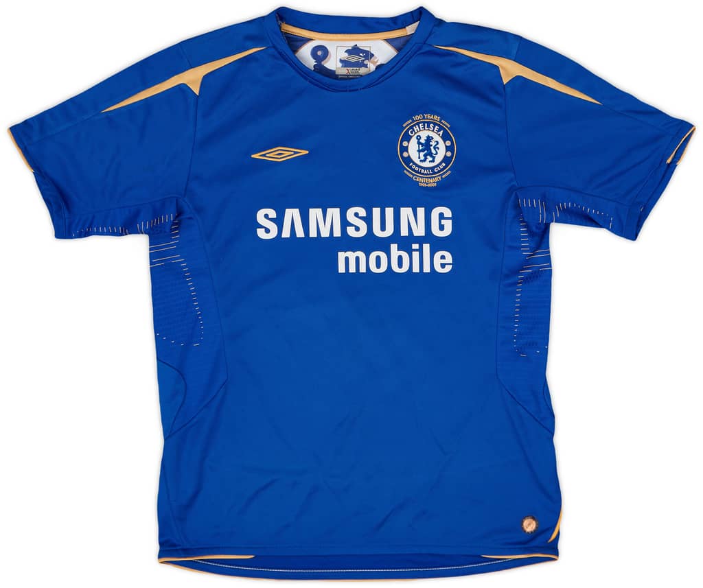 2005-06 Chelsea Centenary Home Shirt - 6/10 - (L.Boys)