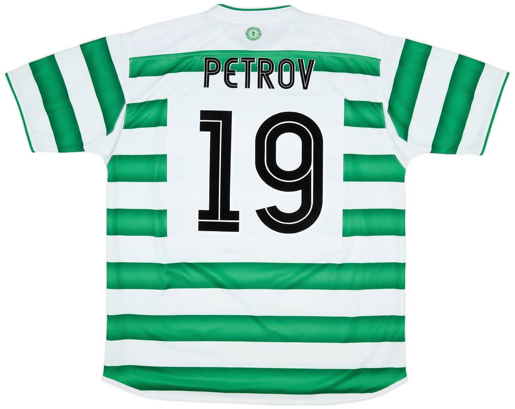 2003-04 Celtic Home Shirt Petrov #19 - 8/10 - (XL)
