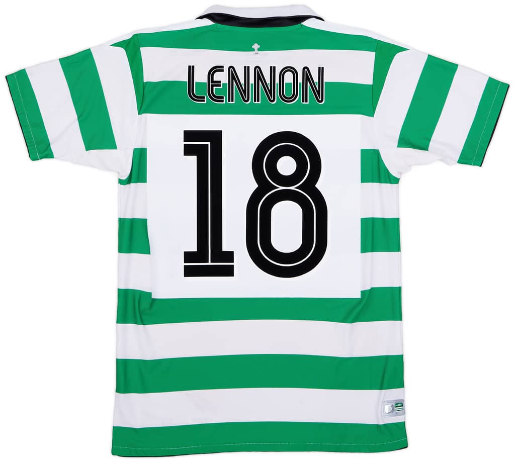 2004-05 Celtic Home Shirt Lennon #18 - 8/10 - (S)