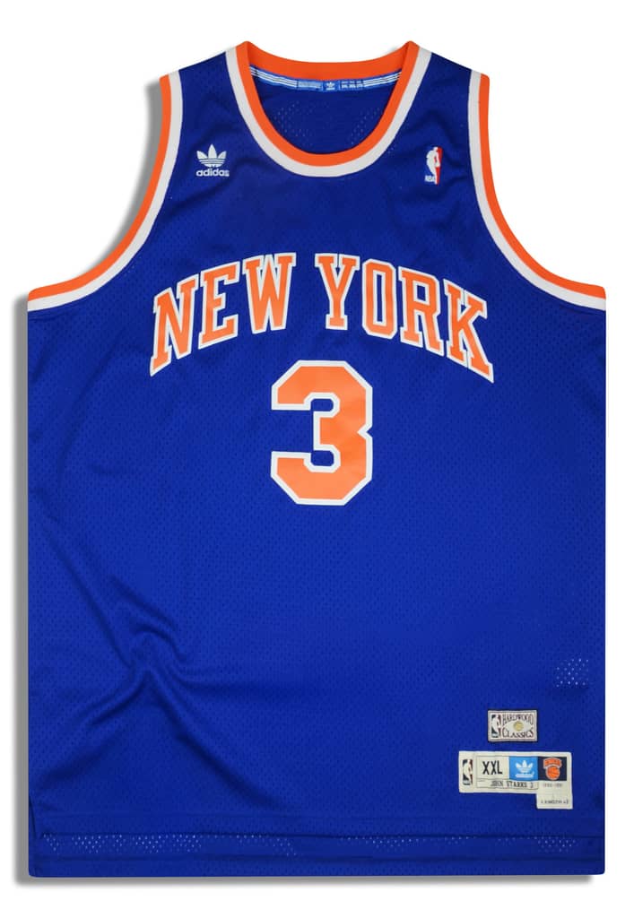 1990-91 New York Knicks Starks #3 adidas Hardwood Classics Jersey (Away) XXL