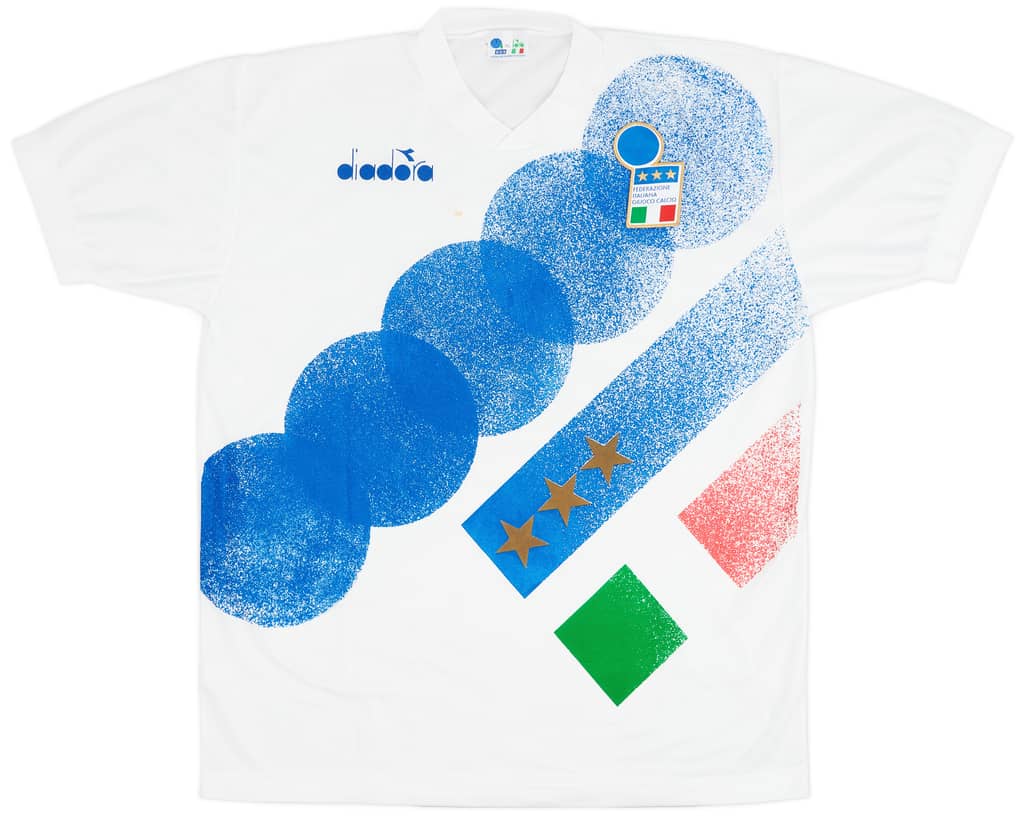 1992-94 Italy Diadora Training Shirt - 4/10 - (XL)