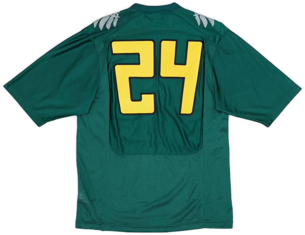 2010-11 Oregon Ducks Barner #24 Nike Home Jersey - 8/10 - (M)
