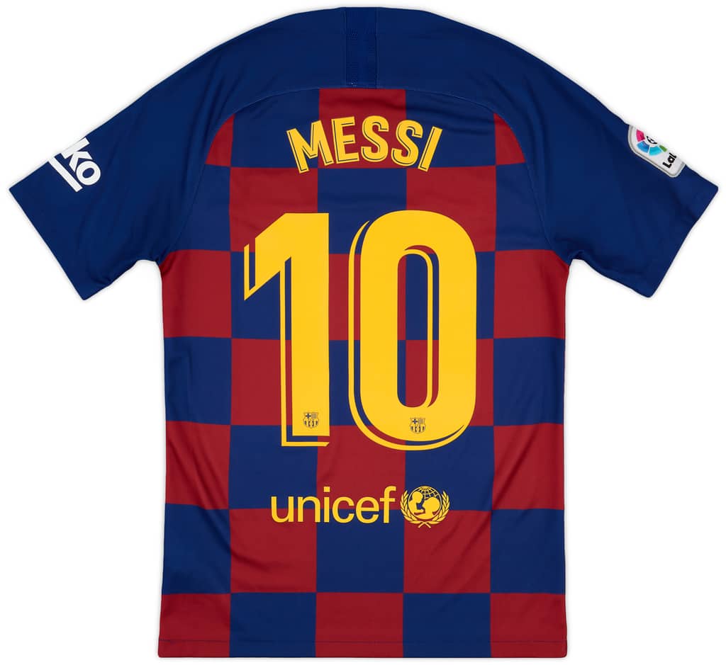 2019-20 Barcelona Home Shirt Messi #10 - 9/10 - (S)