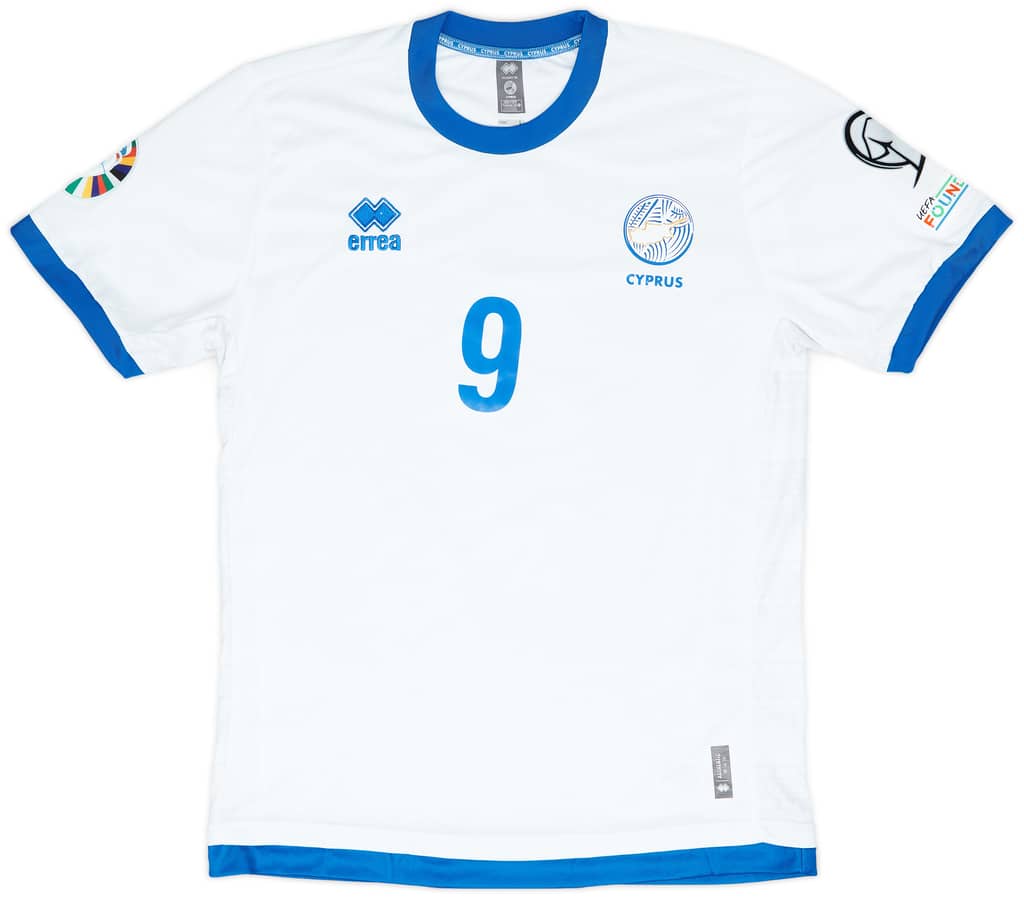 2022-23 Cyprus Match Issue Away Shirt Christofi #9