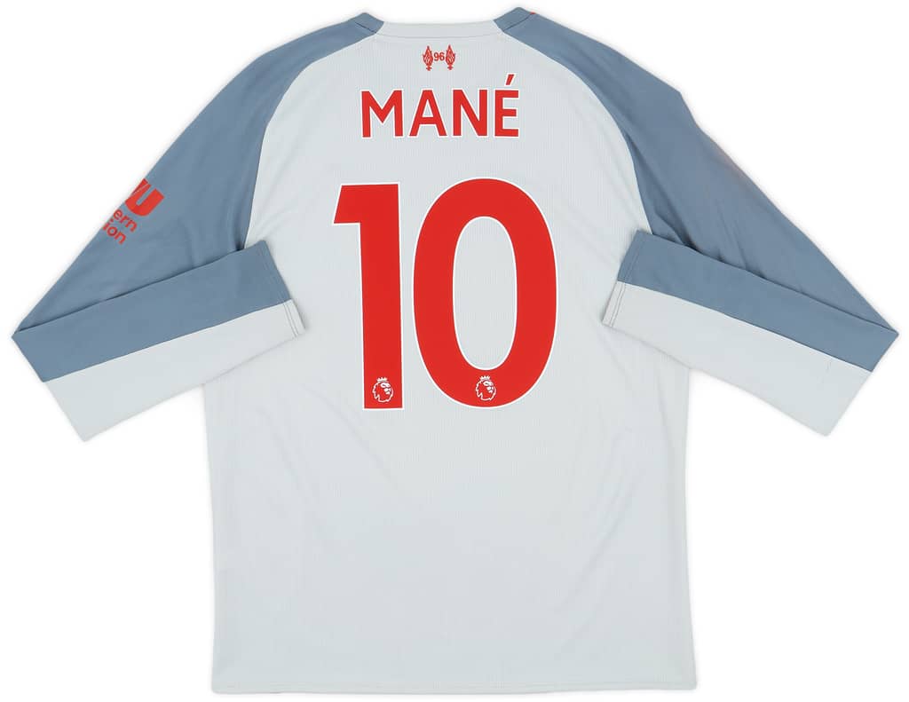 2018-19 Liverpool Third L/S Shirt Mane #10 - 6/10 - (S)