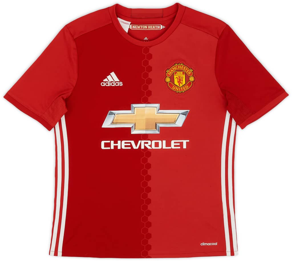 2016-17 Manchester United Home Shirt - 8/10 - (L.Boys)