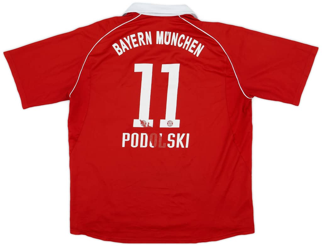 2005-06 Bayern Munich Home Shirt Podolski #11 - 4/10 - (XXL)