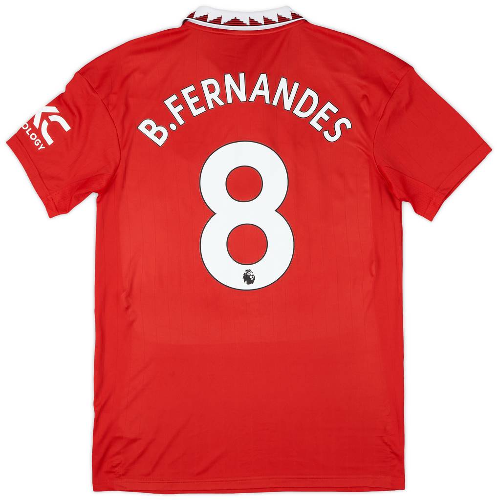 2022-23 Manchester United Home Shirt B.Fernandes #8 - 7/10 - (S)