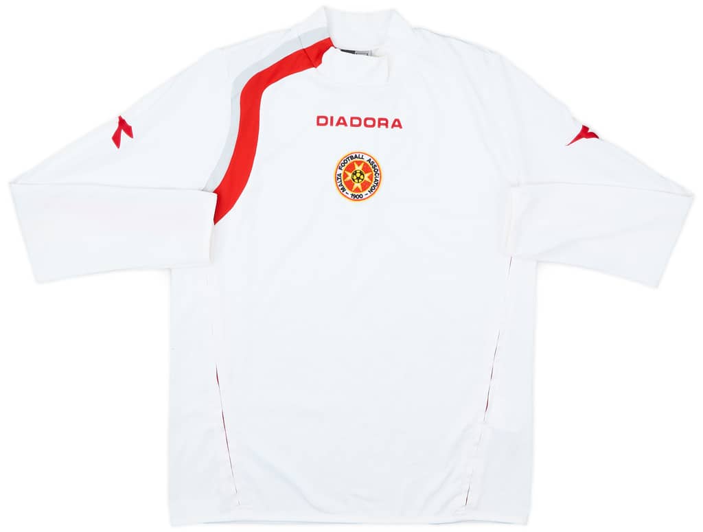 2006-07 Malta Away L/S Shirt - 8/10 - (M)