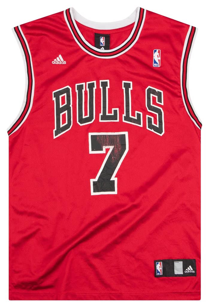 2006-09 Chicago Bulls Gordon #7 adidas Jersey (Away) M