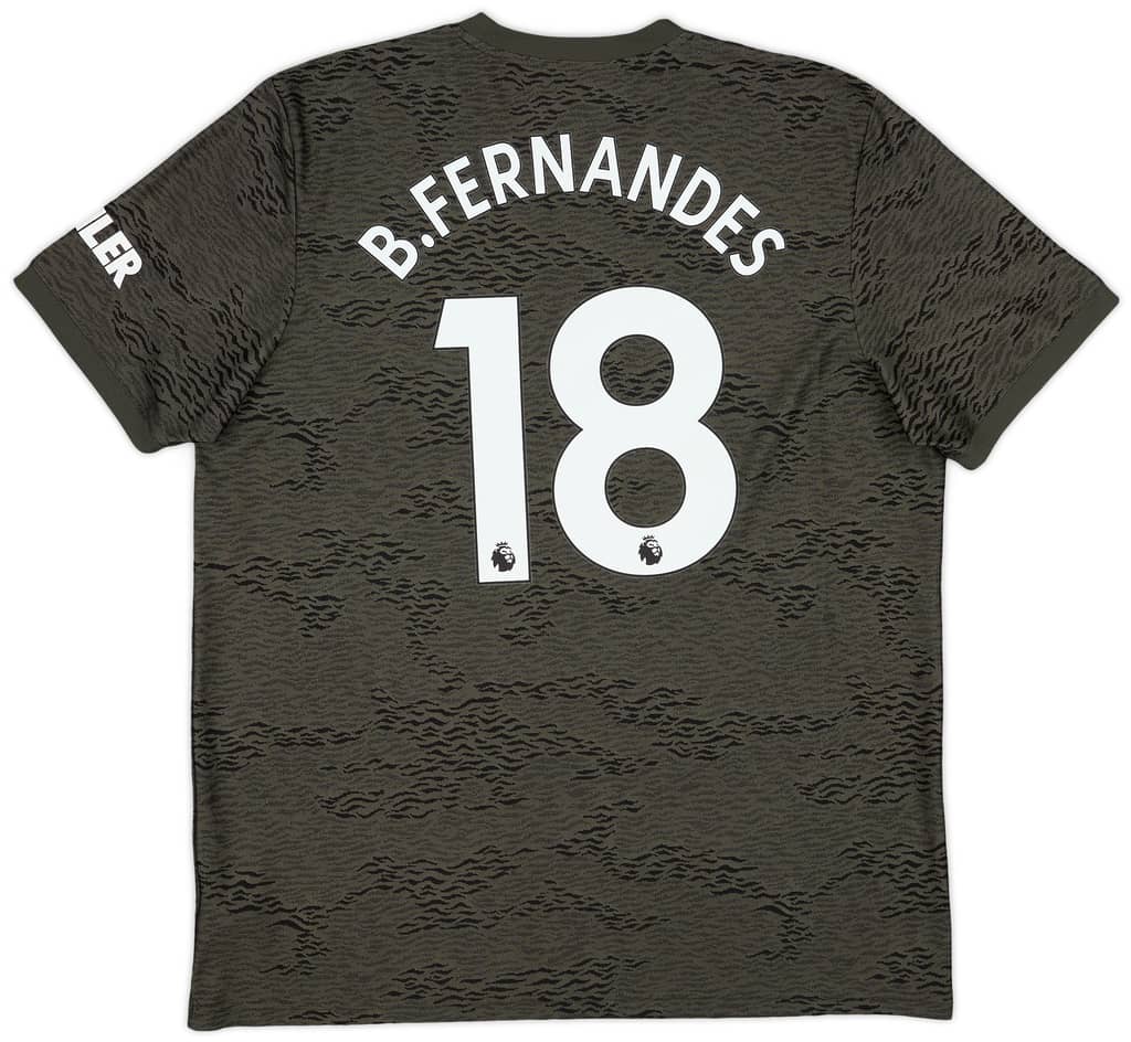 2020-21 Manchester United Away Shirt B.Fernandes #18 - 6/10 - (XL)