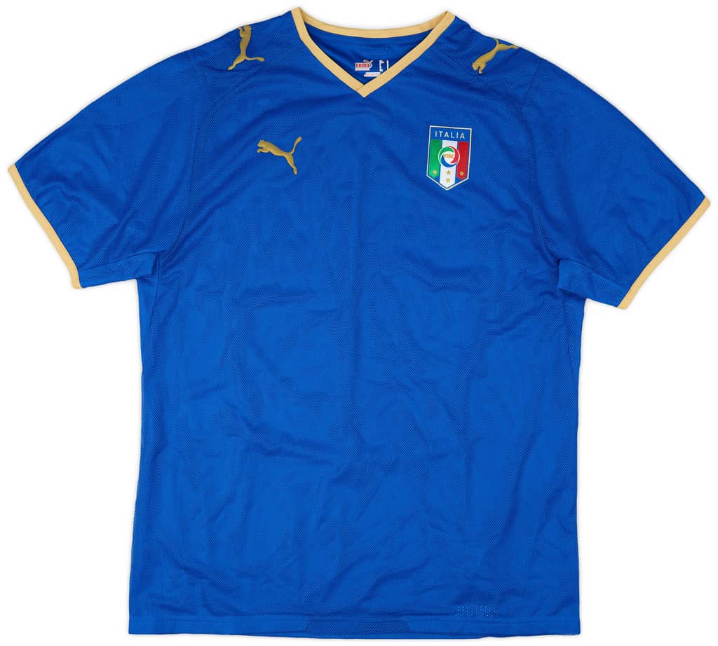 2007-08 Italy Home Shirt - 8/10 - (L)