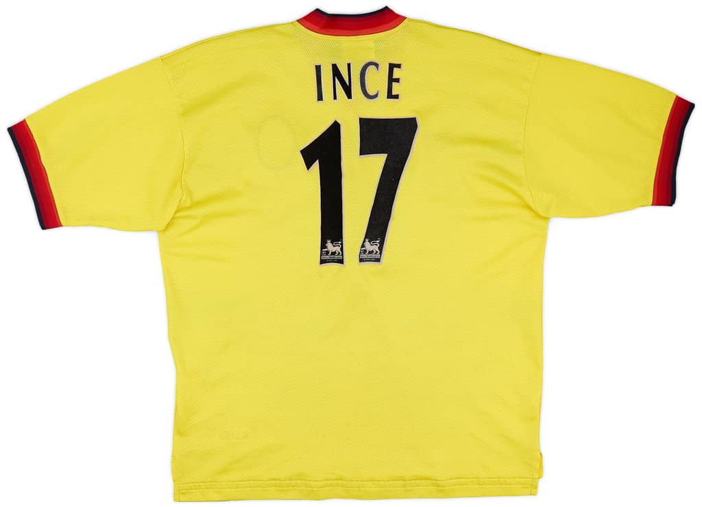 1997-99 Liverpool Away Shirt Ince #17 - 8/10 - (L)