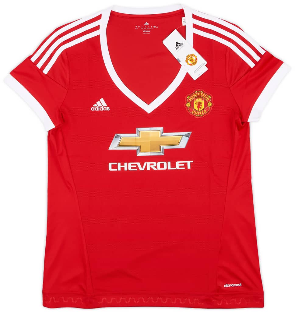 2015-16 Manchester United Home Shirt (Women's L)