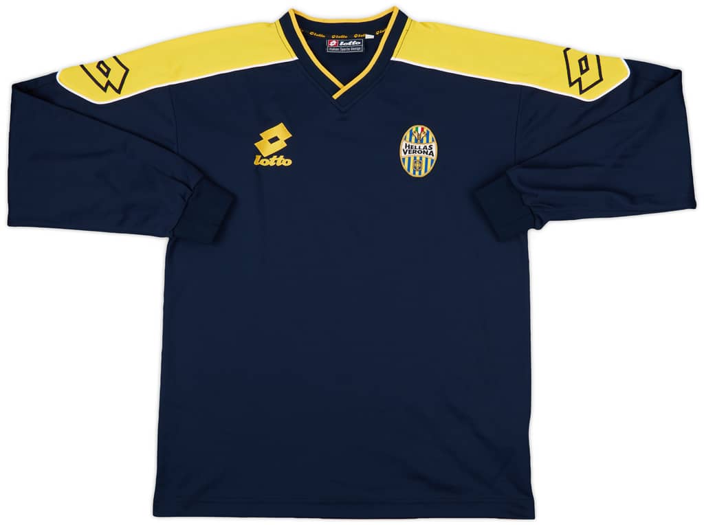 2000-02 Hellas Verona Lotto Training L/S Shirt - 10/10 - (L)