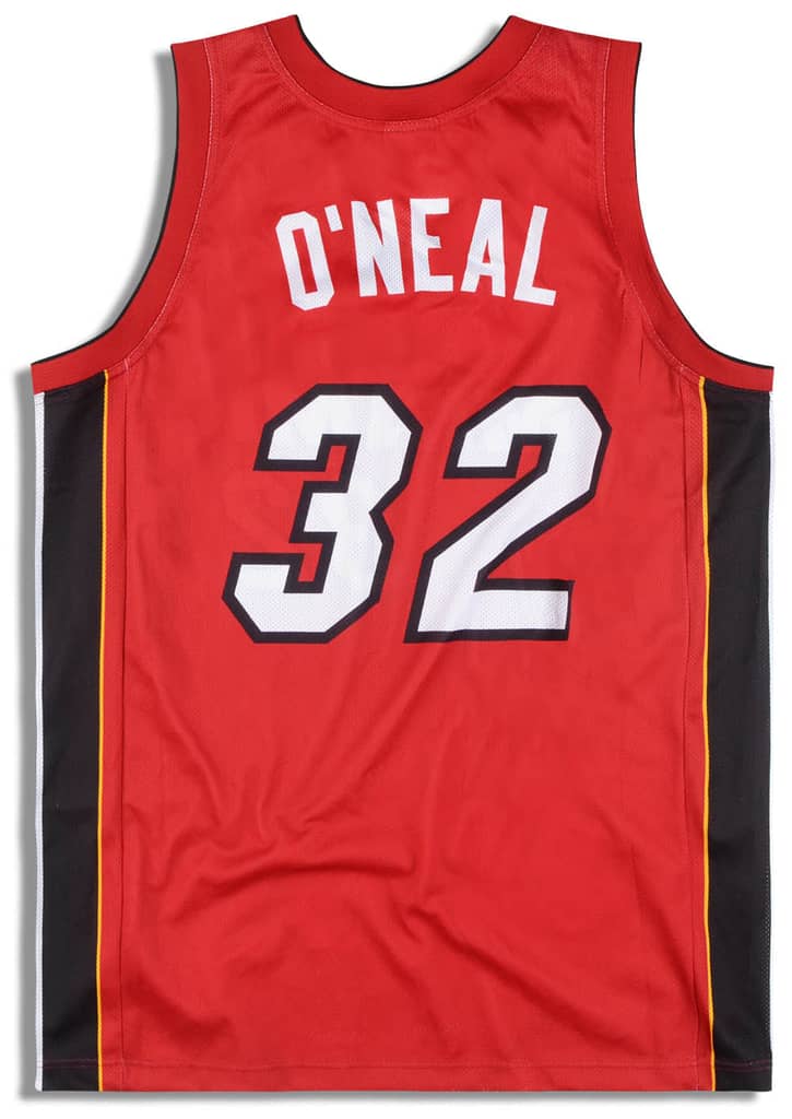 2004-07 Miami Heat O'Neal #32 Champion Jersey (Alternate) Y