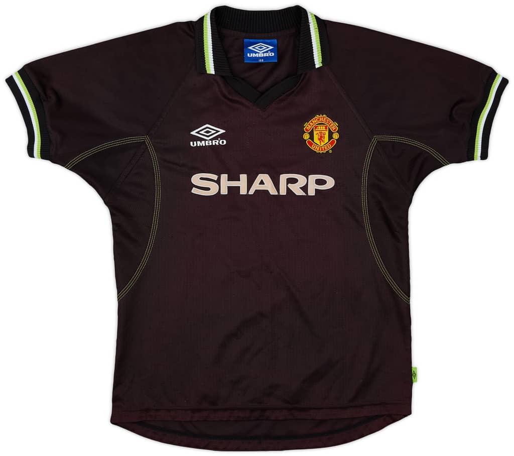 1998-99 Manchester United Third Shirt - 5/10 - (L.Boys)