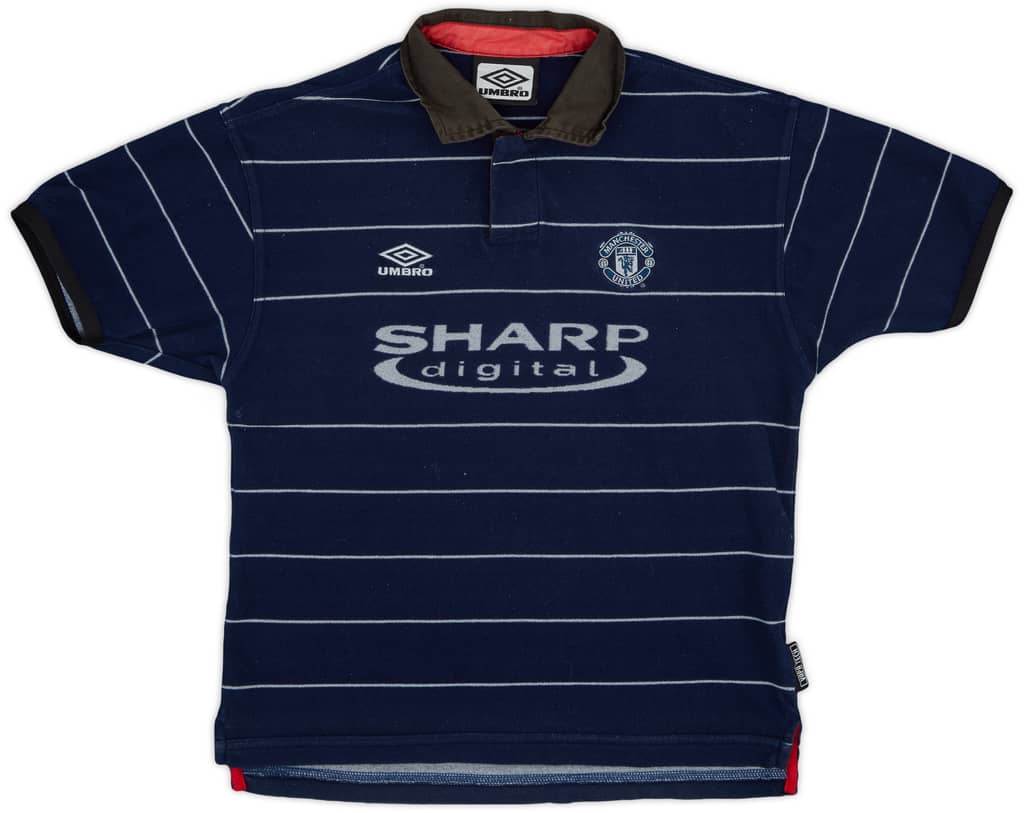 1999-00 Manchester United Away Shirt - 7/10 - (M.Boys)