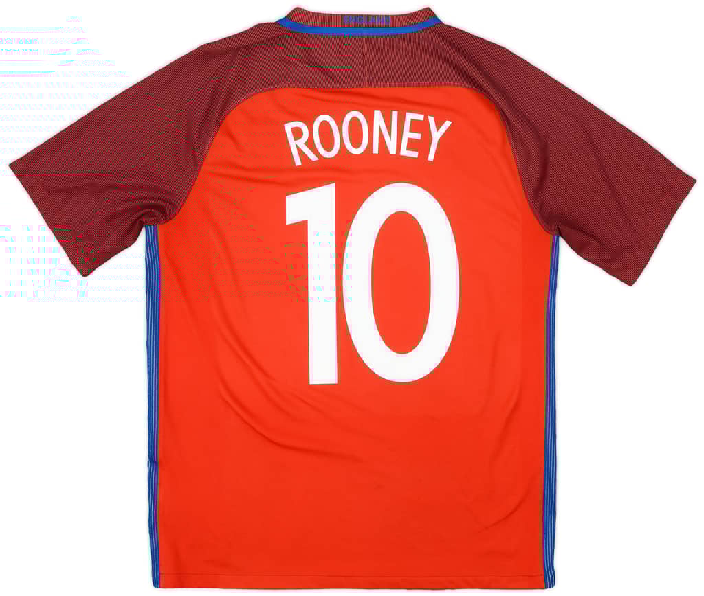 2016-17 England Away Shirt Rooney #10 - 5/10 - (L)