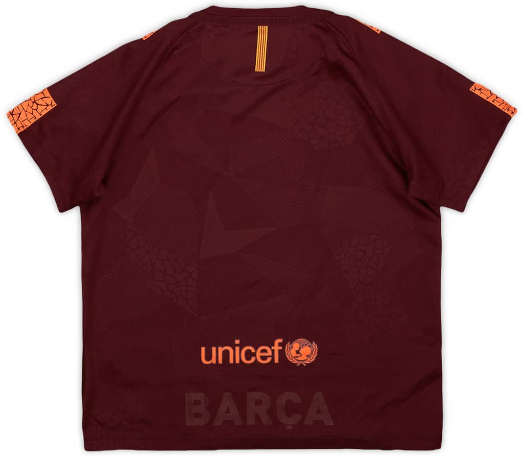 2017-18 Barcelona Third Shirt - 9/10 - (6-7 Years)