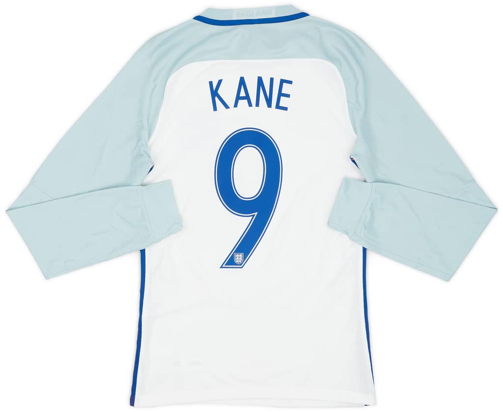2016-17 England Player Issue Home L/S Shirt Kane #9 (S)
