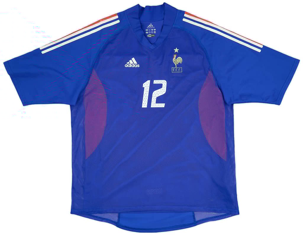 2002-04 France Player Issue Home Shirt Henry #12 - 7/10 - (XL)
