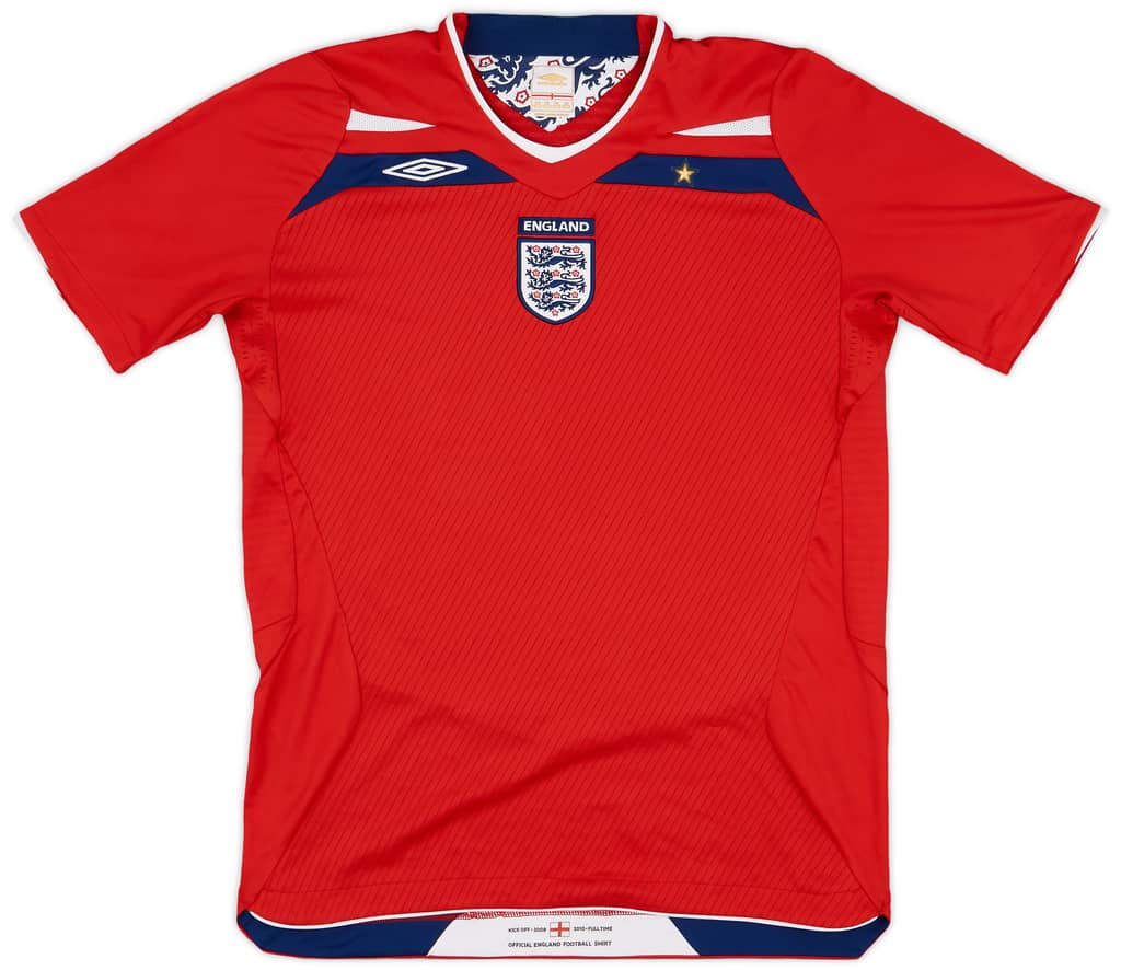 2008-10 England Away Shirt - 6/10 - (XL.Boys)