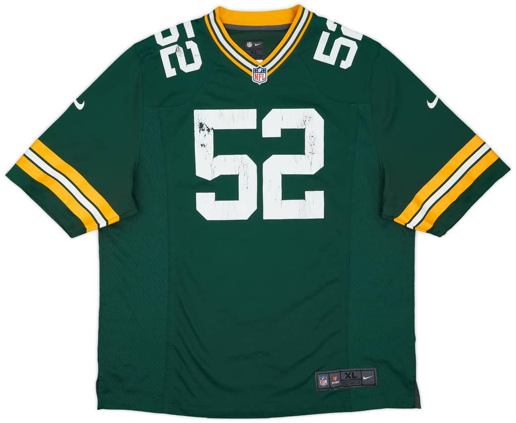 2012-18 Green Bay Packers Matthews #52 Nike Game Home Jersey - 4/10 - (XL)