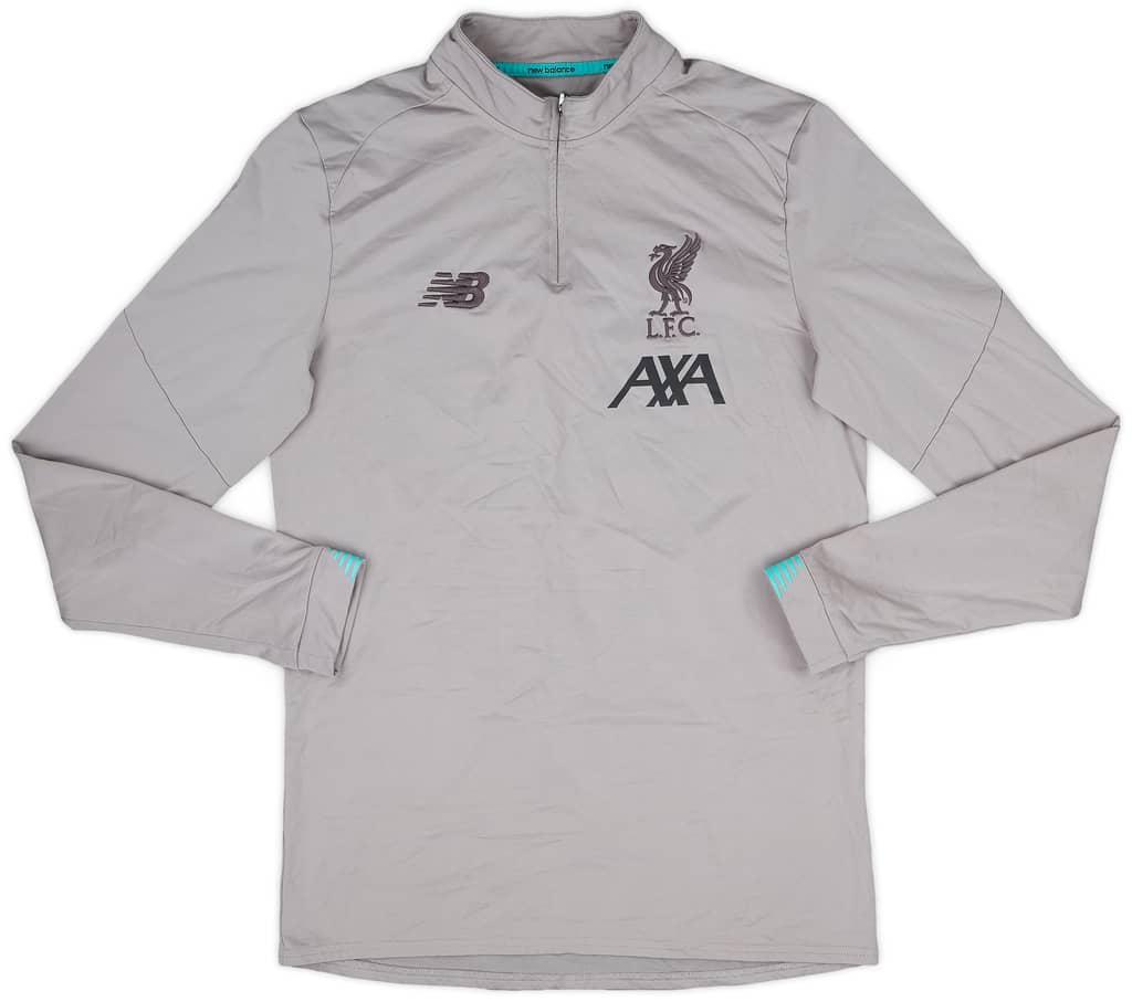 2019-20 Liverpool New Balance 1/4 Zip Drill Top - 9/10 - (S)