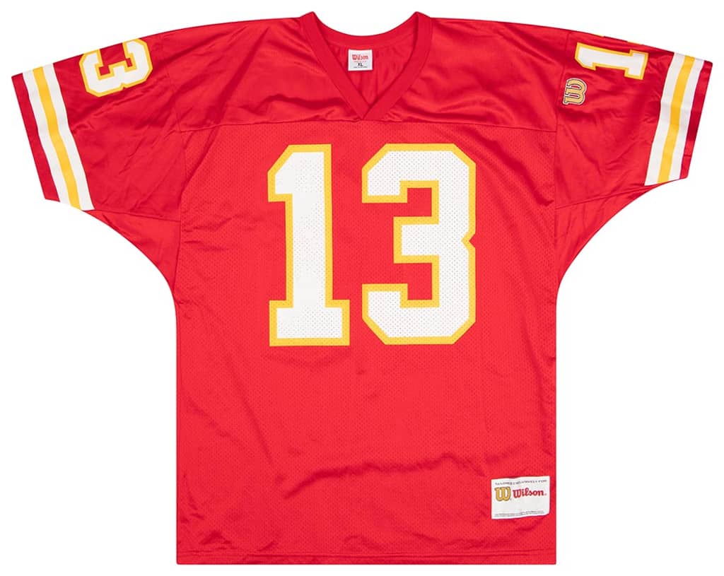 1996 Kansas City Chiefs Bono #13 Wilson Jersey (Home) XL