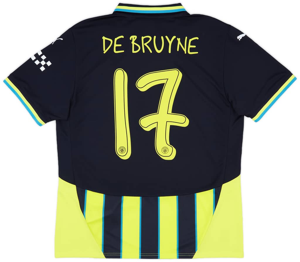2024-25 Manchester City Away Shirt De Bruyne #17