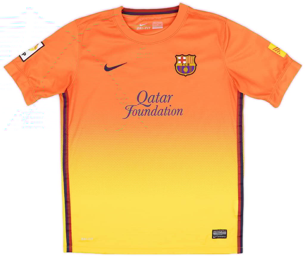 2012-13 Barcelona Away Shirt - 9/10 - (XL.Boys)