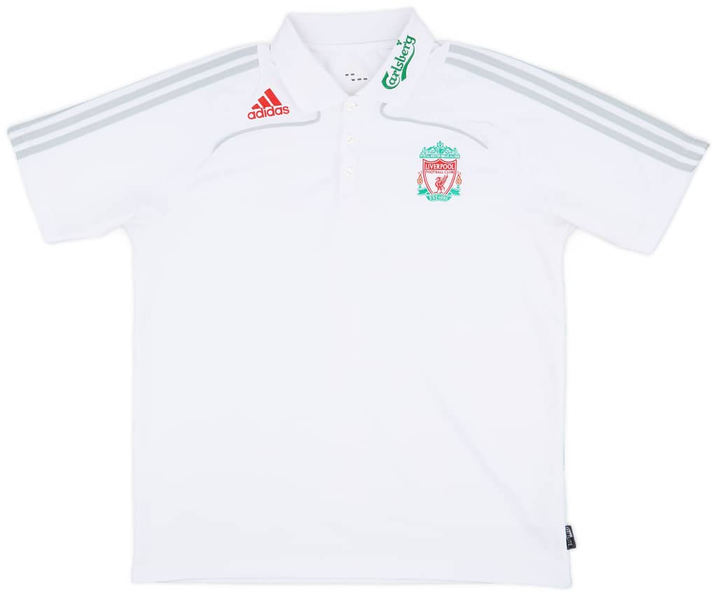 2008-09 Liverpool adidas Polo Shirt - 6/10 - (XL)