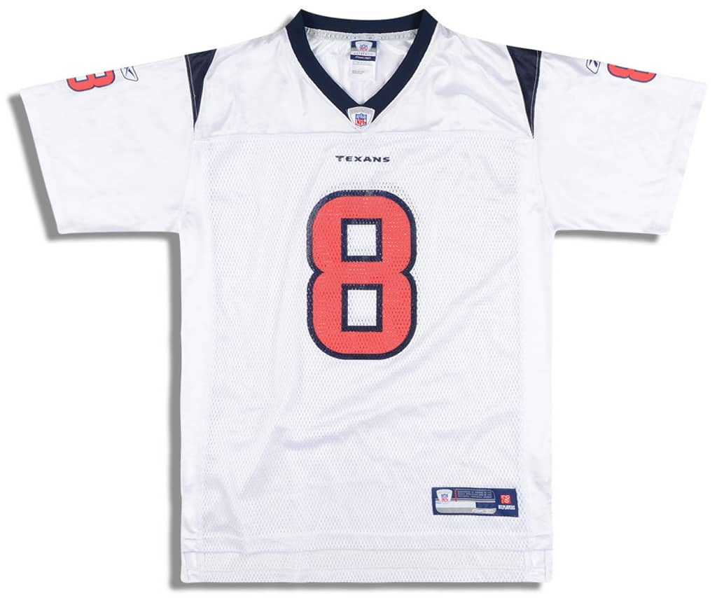 2007 Houston Texans Schaub #8 Reebok On Field Jersey (Away) Y