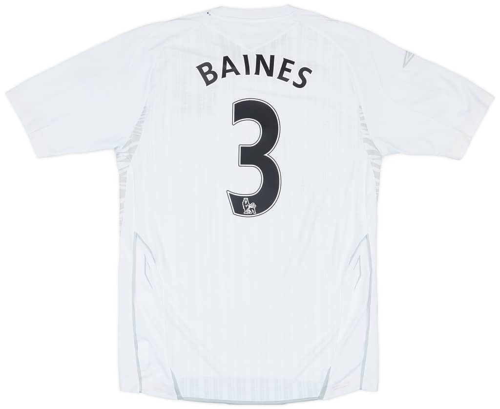 2007-08 Everton Away Shirt Baines #3 - 7/10 - (M)