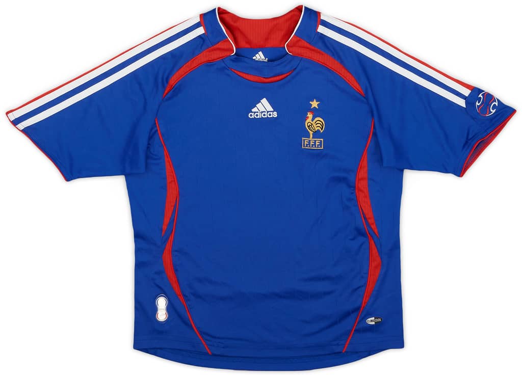 2006-07 France Home Shirt - 8/10 - (S.Boys)