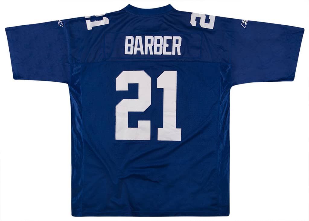 2005-06 New York Giants Barber #21 Reebok Premier Jersey (Home) XXL