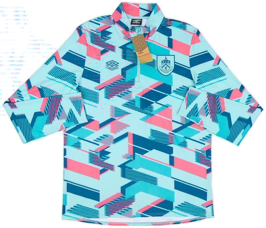 2023-24 Burnley Umbro 1/4 Zip Pre-Match Top
