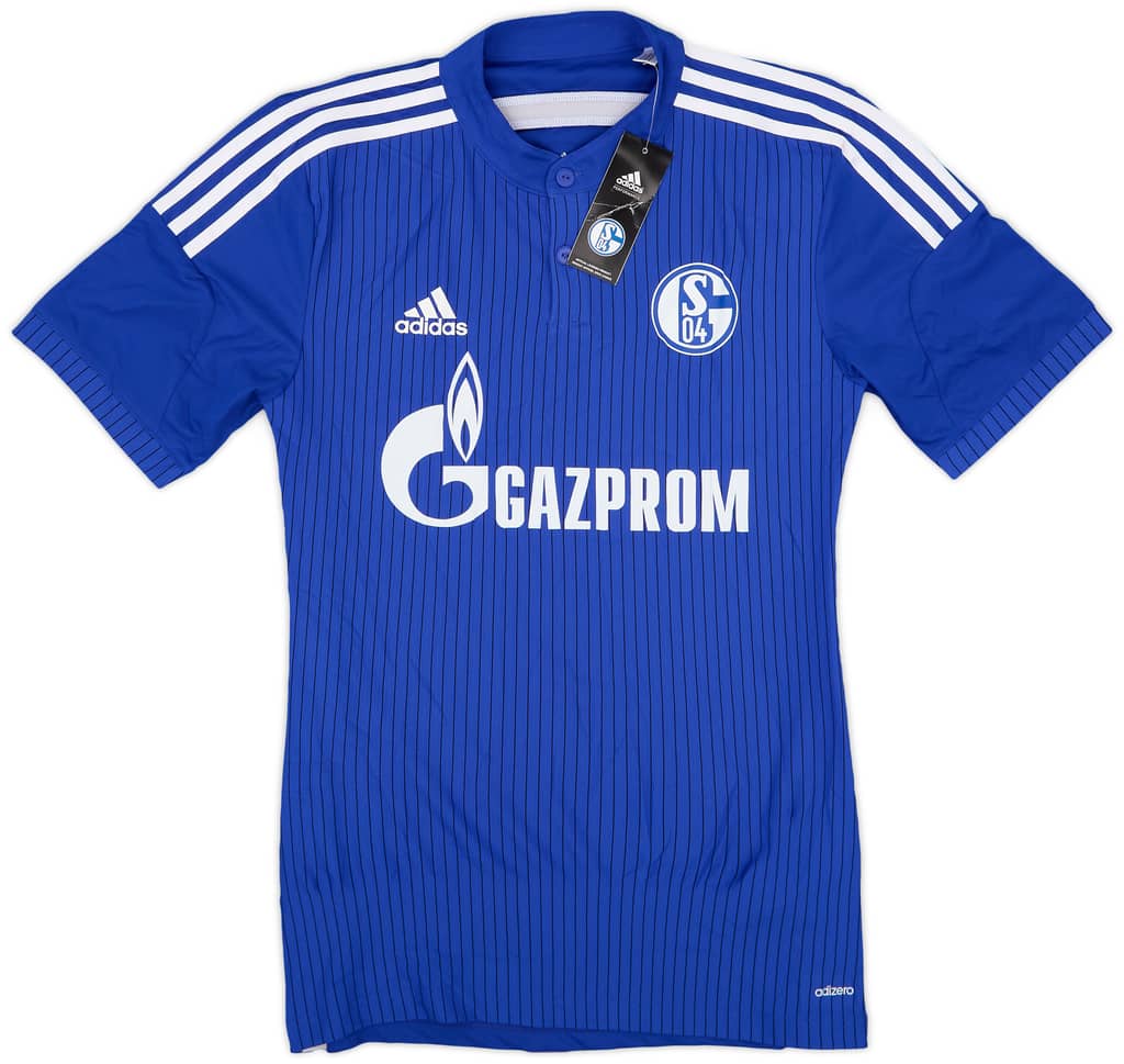 2014-16 Schalke Player Issue Home Shirt (S/M)