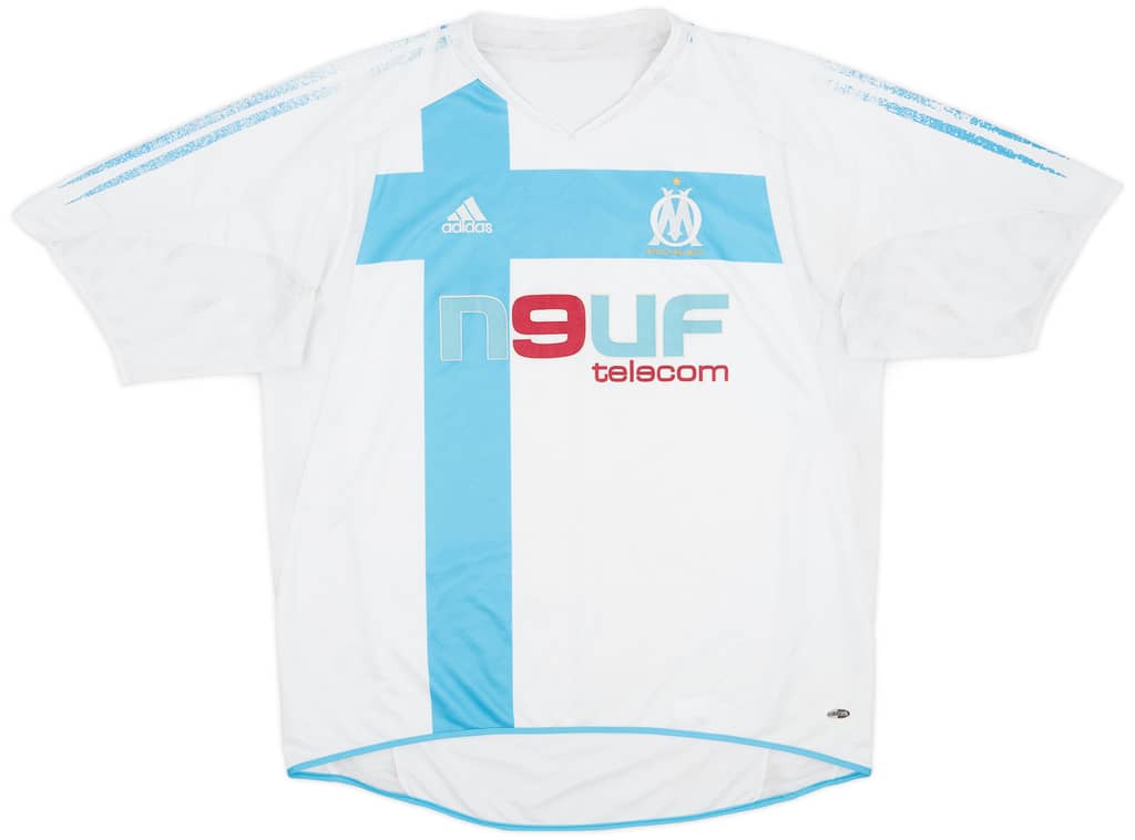 2004-05 Olympique Marseille Home Shirt - 4/10 - (XL)